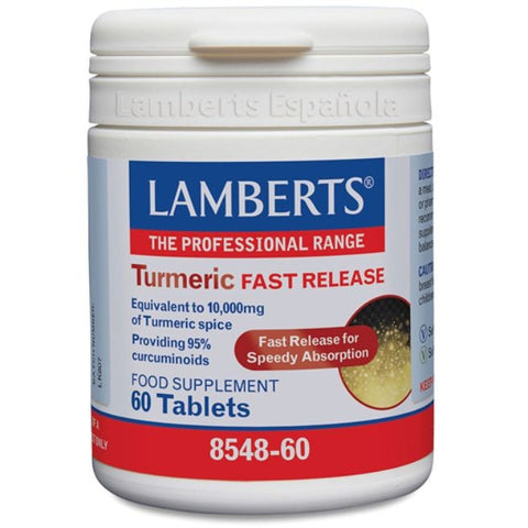 Comprar online CURCUMA DE LIBERACION RAPIDA 60 de LAMBERTS. Imagen 1