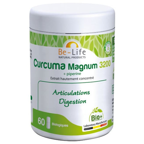 Comprar online CURCUMA MAGNUM 3200 60 Cap de BE-LIFE. Imagen 1
