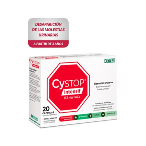 Comprar online CYSTOP INTENSIF 20 Cap de DEITERS. Imagen 1