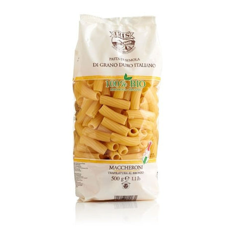 Comprar online MACCHERONI TRIGO DURO IRIS 500 G de IRIS. Imagen 1