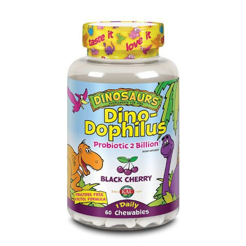 Comprar online DINODOPHILES 60 DINOSAURIOS MASTICABLES CEREZA de KAL. Imagen 1