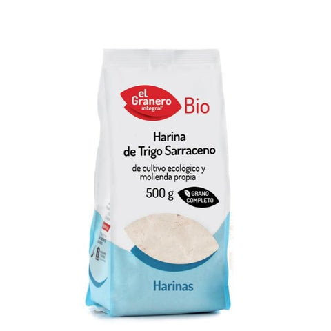 Comprar online HARINA TRIGO SARRACENO BIO 500 gr + 100 gr de EL GRANERO INTEGRAL. Imagen 1