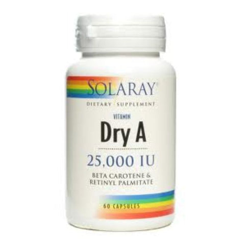 Comprar online EMULSIED DRY VITAMINA A 25.000 UI 60 Caps de SOLARAY. Imagen 1