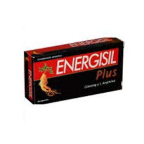 Comprar online ENERGISILVIGOR PLUS GINSENG + ARGININA 30 CAPS de PHARMA OTC. Imagen 1