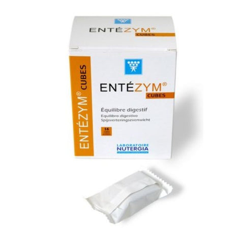 Comprar online ENTEZYM 12 Cubos Masticables de NUTERGIA. Imagen 1