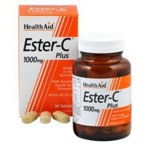 Comprar online ESTER C PLUS 1000 mg 30 Tabs de HEALTH AID. Imagen 1