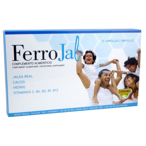 Comprar online FERROJAL 20 Ampollas X 10 ml de HERDIBEL. Imagen 1