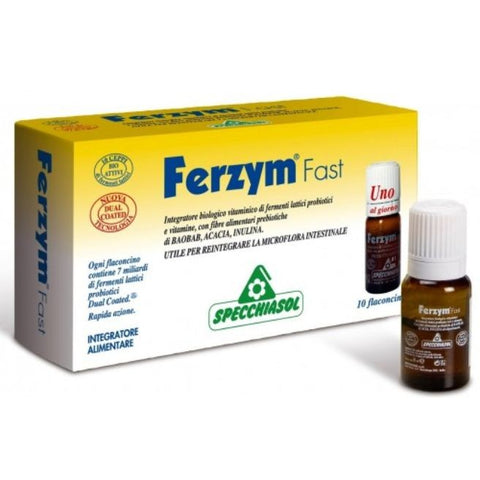 Comprar online FERZYM FAST 10 Viales x 8 ml de SPECCHIASOL. Imagen 1