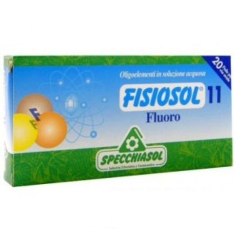 Comprar online FISIOSOL 11 FLUOR 20 Viales de SPECCHIASOL. Imagen 1