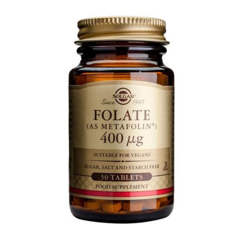 Comprar online FOLATO 400 mcg 50 Comp de SOLGAR. Imagen 1