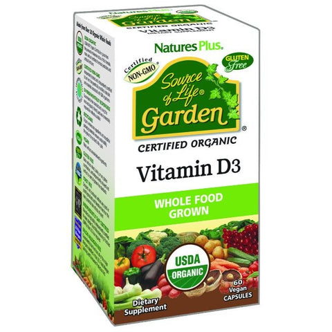 Comprar online GARDEN VITAMINA D3 60 Cap de NATURES PLUS. Imagen 1