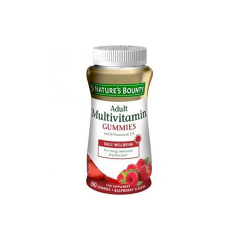 Comprar online GUMMIES MULTIVITAMINICO ADULTOS CON VIT B Y D3 60 de NATURE´S  BOUNTY. Imagen 1