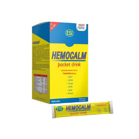 Comprar online HEMOCALM POCKET DRINK 16 SOBRES de TREPATDIET. Imagen 1