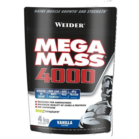Comprar online MEGA MASS 4000 VAINILLA BAG NUEVA FORMULA4 KG de MEGA MASS. Imagen 1