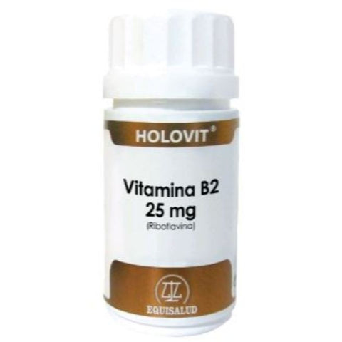 Comprar online HOLOVIT VITAMINA B2 25 mg 50 Caps de EQUISALUD. Imagen 1