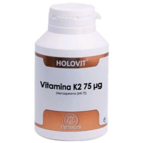 Comprar online HOLOVIT VITAMINA K2 75 ug Menaquinona MK-7 180 Cap de EQUISALUD. Imagen 1