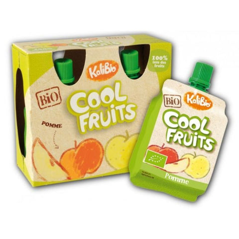Comprar online KALIBIO COOL FRUITS MANZANA 4 x 90 gr de KALIBIO - VITAGERMINE. Imagen 1