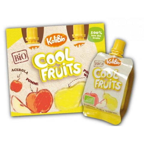 Comprar online KALIBIO COOL FRUITS MANZANA PERA 4 x 90 gr de KALIBIO - VITAGERMINE. Imagen 1