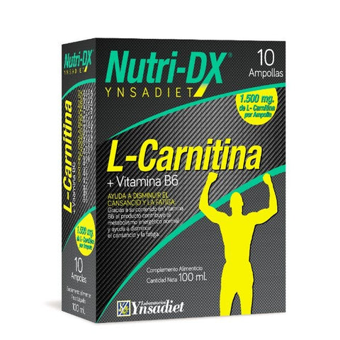 Comprar online L CARNITINA 10 Ampollas NUTRI DX de YNSADIET. Imagen 1