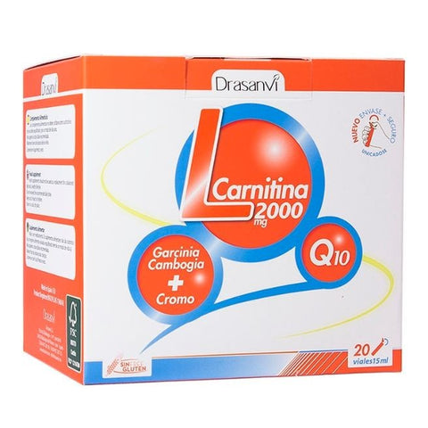 Comprar online L-CARNITINA 2000 mg 20 Viales de DRASANVI. Imagen 1