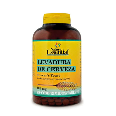 Comprar online LEVADURA DE CERVEZA 400 mg 800 Tabletas de NATURE ESSENTIAL. Imagen 1