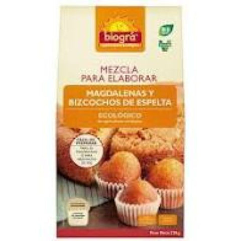 Comprar online MEZCLA PARA HACER MAGDALENAS Y BIZCOCHO 510G BIOGR de BIOGRÁ (SORRIBAS). Imagen 1