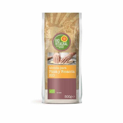 Comprar online MEZCLA PIZZA-FOCACCIA SG BIOVITAGRAL500G de BIOVITAGRA. Imagen 1