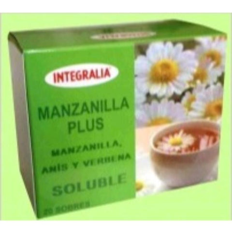 Comprar online MANZANILLA PLUS SOLUBLE 20 Sobres de INTEGRALIA. Imagen 1
