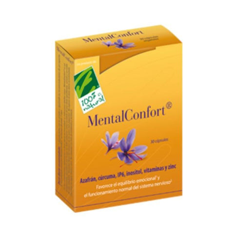Comprar online MENTALCONFORT 30 vcap de CIEN X CIEN NATURAL. Imagen 1