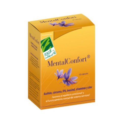 Comprar online MENTALCONFORT 60 vcap de CIEN X CIEN NATURAL. Imagen 1