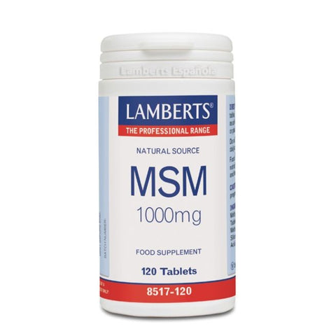 Comprar online MSM 1000 mg 120 Tabs de LAMBERTS. Imagen 1