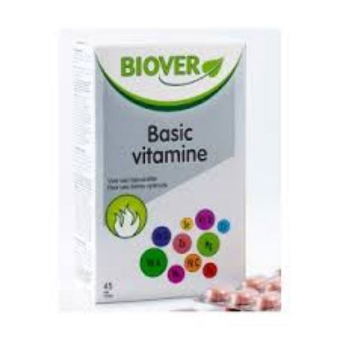 Comprar online MULTIVITAMINAS BASIC VITAMIN 45 TAB BIOVER de BIOVER. Imagen 1