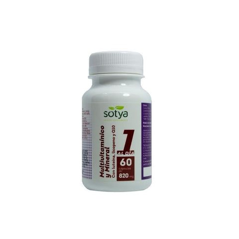 Comprar online MULTIVITAMINICO Y MINERAL 820MG 60 cap de SOTYA BESLAN. Imagen 1
