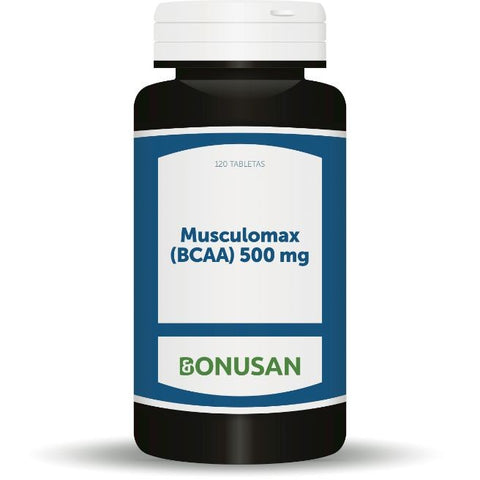 Comprar online MUSCULOMAX 500mg BCAA 120 Cap de BONUSAN. Imagen 1