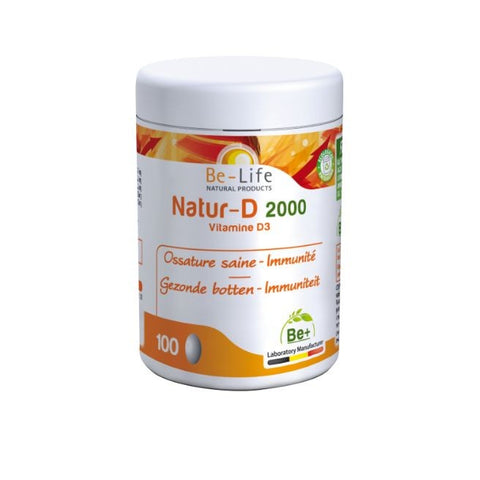 Comprar online NATUR-D 2000 UI 100 Cap de BE-LIFE. Imagen 1