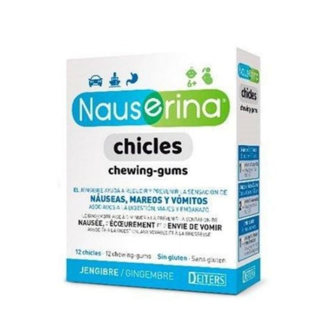 Comprar online NAUSERINA 12 CHICLES de DEITERS. Imagen 1