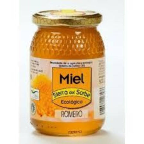 Comprar online MIEL ECOLOGICA DE ROMERO 500GR BIO de SIERRA DEL SORBE. Imagen 1
