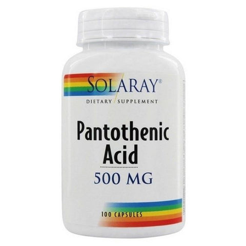 Comprar online PANTOTENIC ACID 500 mg 100 Caps de SOLARAY. Imagen 1