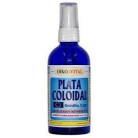 Comprar online PLATA COLOIDAL 10 ppm 135 ml USO TOPICO de OIKOS. Imagen 1