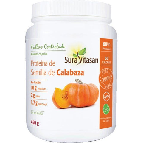 Comprar online PROTEINA DE SEMILLA DE CALABAZA 450 gr de SURA VITASAN. Imagen 1