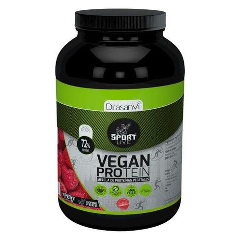 Comprar online PROTEINA VEGETAL SABOR FRAMBUESA 600 g r SPORT LIV de DRASANVI. Imagen 1