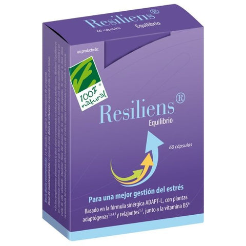 Comprar online RESILIENS EQUILIBRIO. 60 CAP de CIEN X CIEN NATURAL. Imagen 1