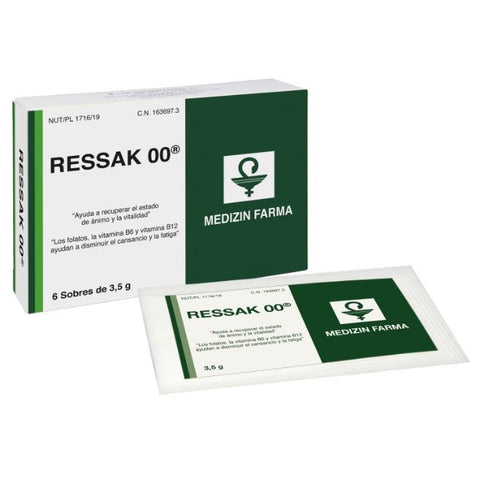 Comprar online RESSAK 00 3,5 gr x 6 Sobres de FHARMOCAT. Imagen 1