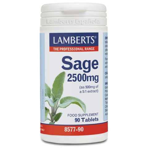 Comprar online SALVIA 2500 mg 90 Tabs de LAMBERTS. Imagen 1