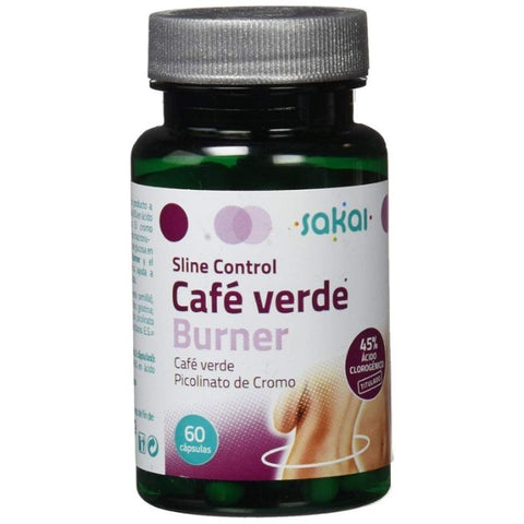 Comprar online SLINE CONTROL CAFE VERDE BURNER 60 Cpsulas de SAKAI. Imagen 1