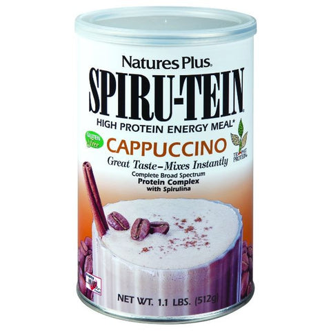 Comprar online SPIRU-TEIN CAPPUCHINO 512 gr de NATURES PLUS. Imagen 1