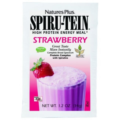 Comprar online SPIRU-TEIN FRESA 34 gr Sobres de NATURES PLUS. Imagen 1