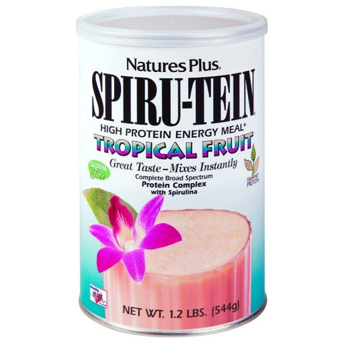 Comprar online SPIRU-TEIN Frutas Tropicales 544 gr de NATURES PLUS. Imagen 1
