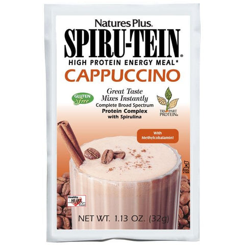 Comprar online SPIRU-TEIN Sobre Capuchino 32 gr de NATURES PLUS. Imagen 1