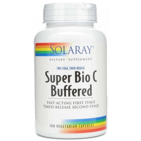 Comprar online SUPER VITAMINA C 100 Vcaps ( NO ACID) de SOLARAY. Imagen 1